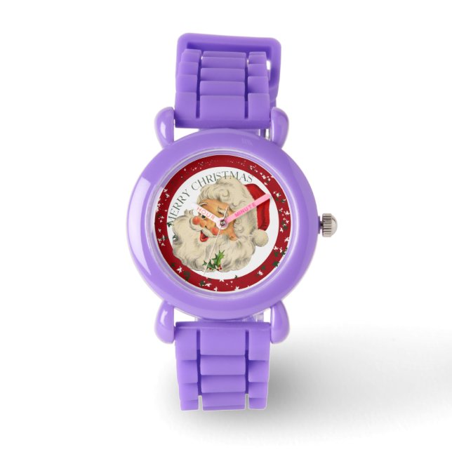 Funny Santa ~ Wrist Watch (Front)