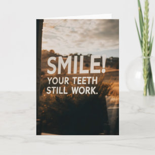 Funny Sarcasm Birthday Senior Older Age Card
