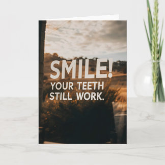 Funny Sarcasm Birthday Senior Older Age Card