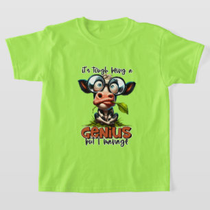 Funny sarcasm genius word art T-Shirt
