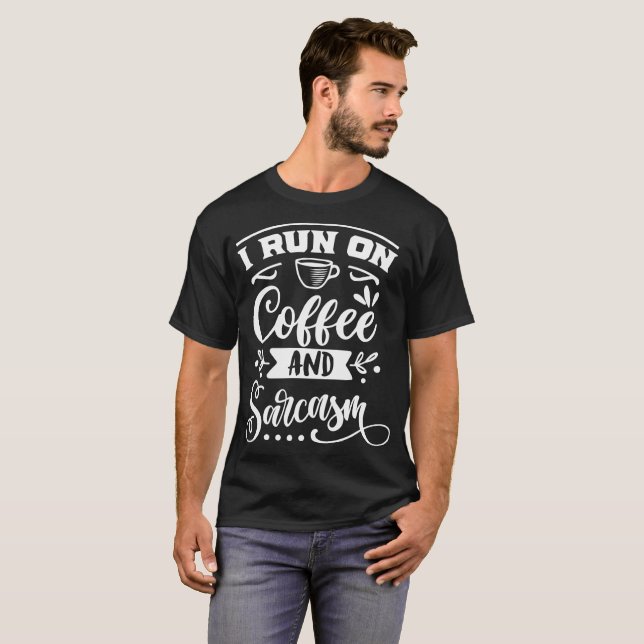 Funny sarcasm hilarious gag l well known black T-Shirt (Front Full)