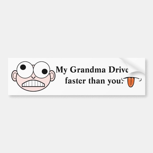 Funny Sarcastic Arrogant Cynical Personalize Bumper Sticker (Front)
