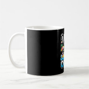 Funny sarcastic beach kawaii shark kids pee in the coffee mug