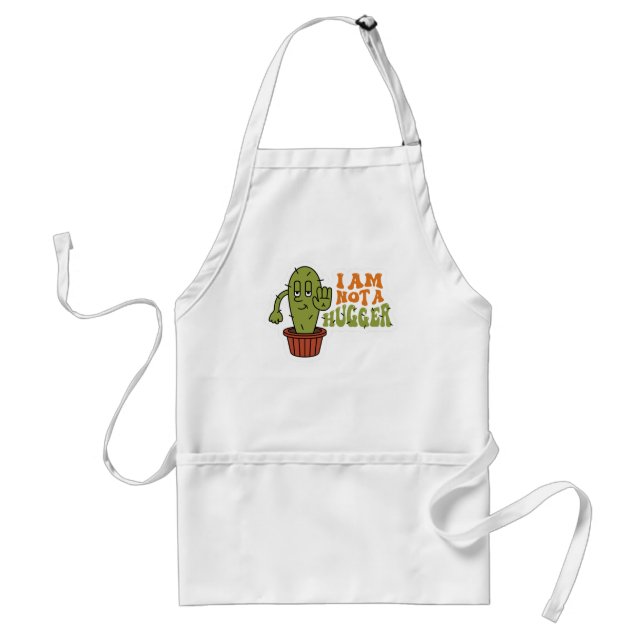 Funny Sarcastic Cactus  Standard Apron (Front)