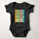 Funny Sarcastic Camper - Redneck Camping Baby Bodysuit<br><div class="desc">This funny sarcastic caravan t-shirt is the perfect gift for the redneck who loves the campsite,  nature and wilderness.</div>