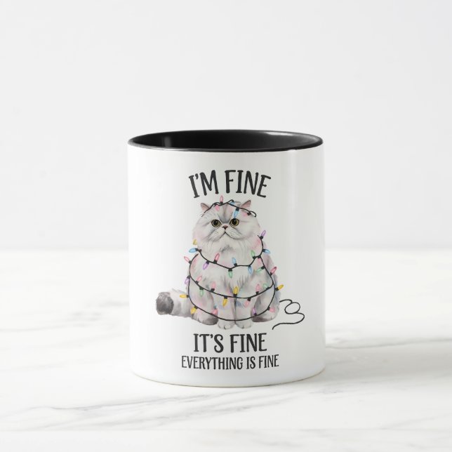 Funny/Sarcastic Cat Mug (Center)
