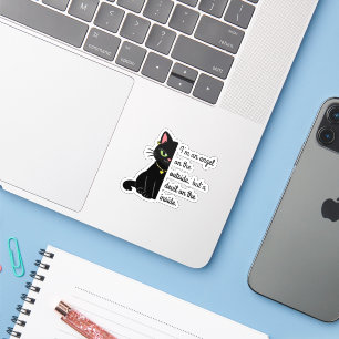 funny sarcastic cat stickers