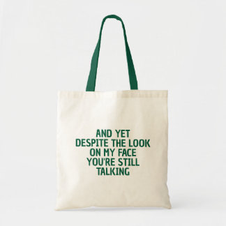 FUNNY SARCASTIC COOL CUSTOMIZED QUOTES WOMEN GIFT TOTE BAG