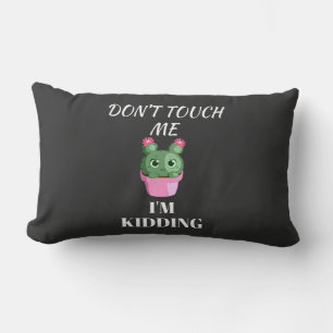 Funny sarcastic cute cool lumbar pillow