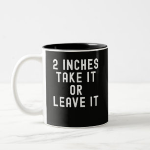 Funny Sarcastic Double Entendre Humour Two-Tone Coffee Mug