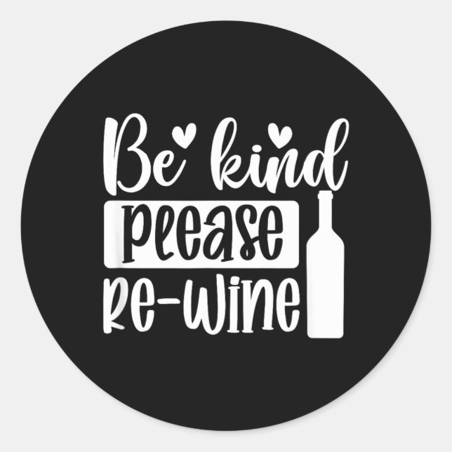 Funny Sarcastic Drinking Alcohol Offensive Classic Round Sticker (Front)