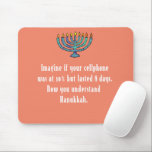 Funny Sarcastic Hanukkah Chanukah Cellphone Quote Mouse Pad<br><div class="desc">Funny Sarcastic Hanukkah Chanukah Cellphone Quote</div>