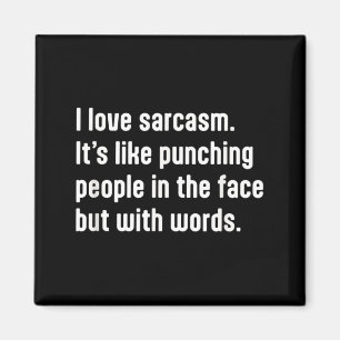 Funny Sarcastic Humour Quote Design For The Smart Magnet