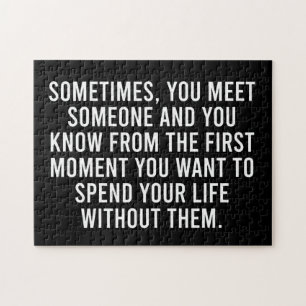 Funny Sarcastic Introvert Humor Saying Jigsaw Puzzle