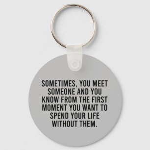 Funny Sarcastic Introvert Humor Saying Keychain
