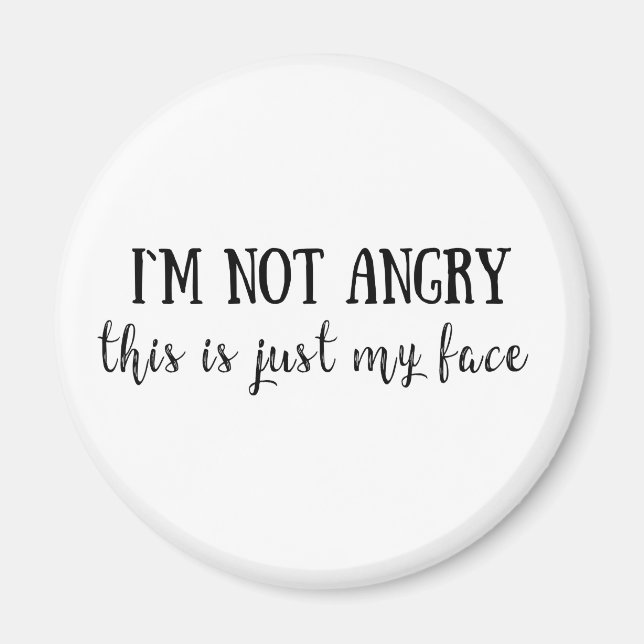 Funny sarcastic introvert quotes magnet (Front)