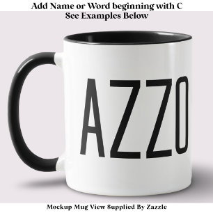 Funny Sarcastic Italian Cazzo Joke, Custom Name Mug