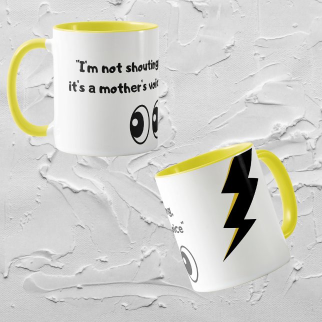 Funny Sarcastic Mom Voice Mug (Creator Uploaded)