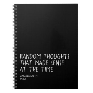 Funny Sarcastic Notebook, Relatable Humour Journal