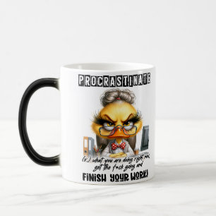 Funny/Sarcastic Office Life Quote Wrap Magic Mug