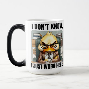Funny/Sarcastic Office Life Quote Wrap Magic Mug