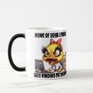 Funny/Sarcastic Office Life Quote Wrap Magic Mug