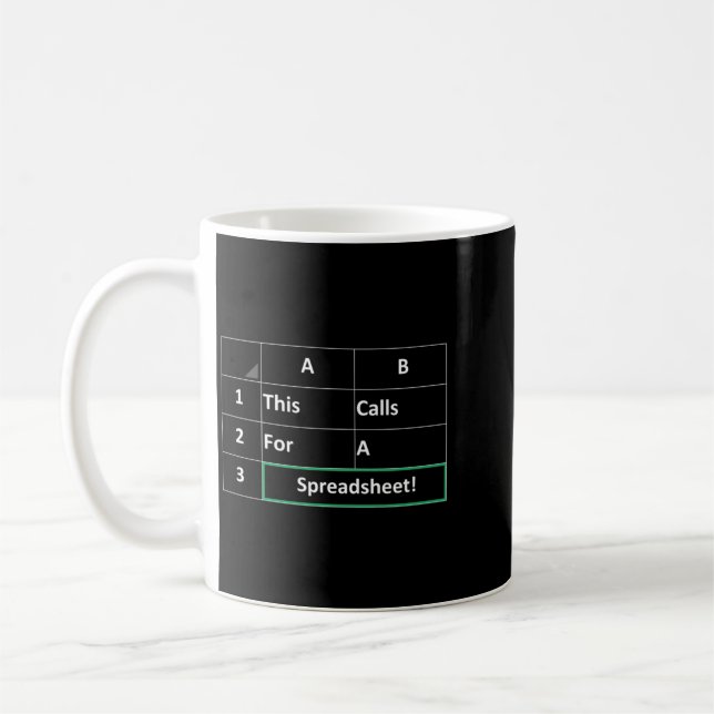 Funny Sarcastic Office Quote This Calls For A Coffee Mug (Left)