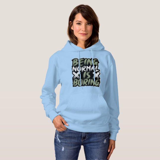 Funny Sarcastic Quote  Hoodie (Front Full)