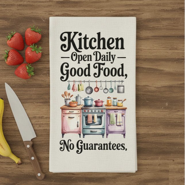 Funny Sarcastic Quote Kitchen Towel (Creator Uploaded)