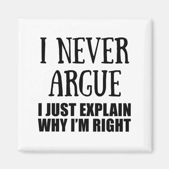 Funny Sarcastic Quotes Adult Humor Sarcasm  Magnet (Front)