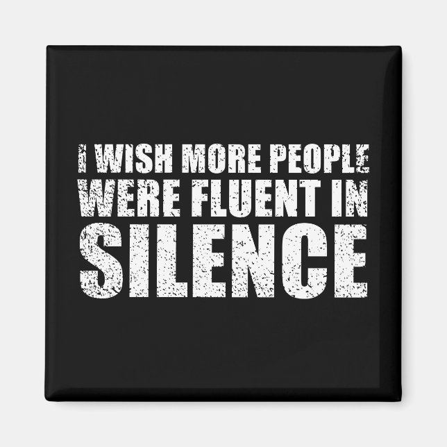 Funny sarcastic quotes adult humour sarcasm magnet (Front)