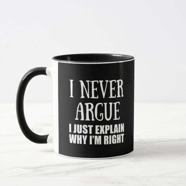 Funny sarcastic quotes adult humour sarcasm mug (Left)