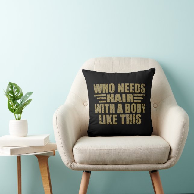 Funny sarcastic quotes adult humour sarcasm throw pillow (Chair)