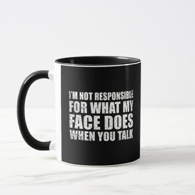 Funny sarcastic quotes humour sarcasm introvert mug (Left)