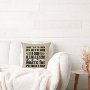 Funny sarcastic quotes humour sarcasm introvert throw pillow