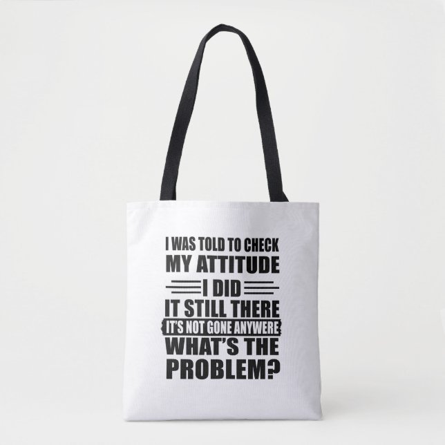 Funny sarcastic quotes humour sarcasm introvert tote bag (Front)