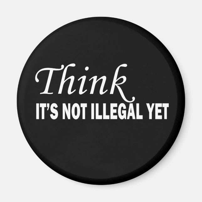 funny sarcastic quotes  magnet (Front)