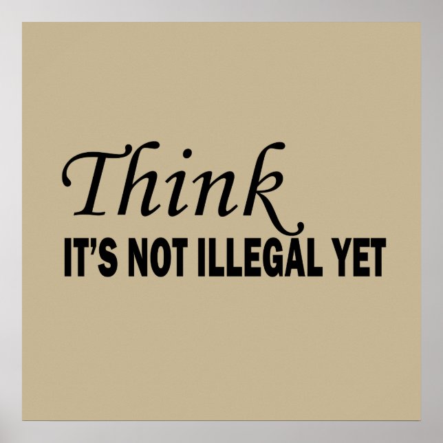 funny sarcastic quotes poster (Front)