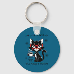 Funny Sarcastic Rude Sayings Sarcasm And Attitude  Keychain