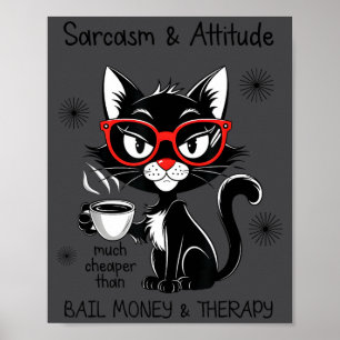 Funny Sarcastic Rude Sayings Sarcasm And Attitude Poster