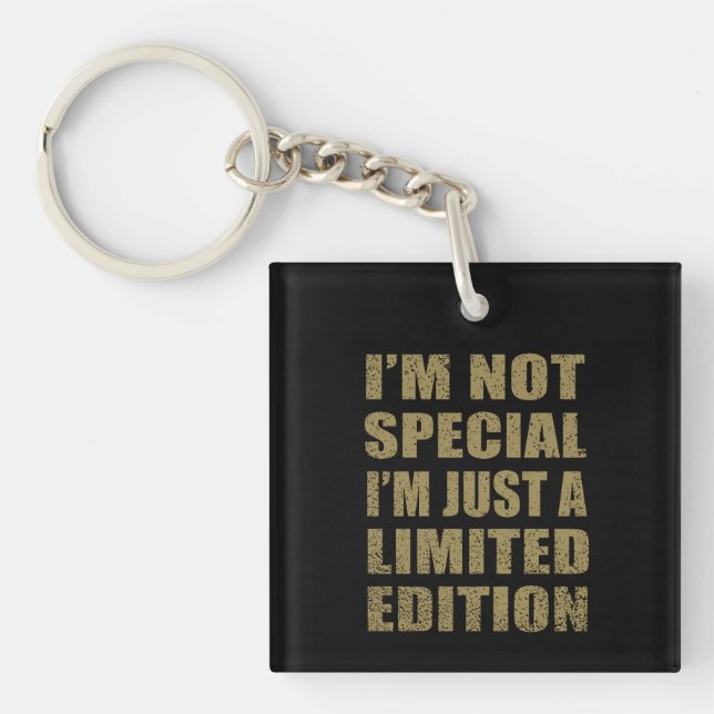 Funny sarcastic sayings adult humour introvert keychain (Front)