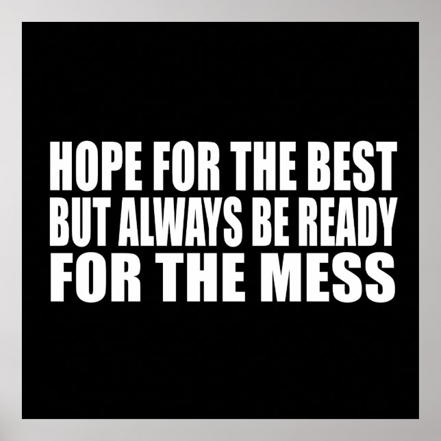 Funny sarcastic sayings famous quotes poster (Front)