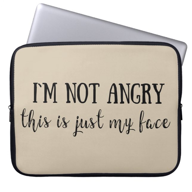 Funny sarcastic sayings introvert quotes laptop sleeve (Front)