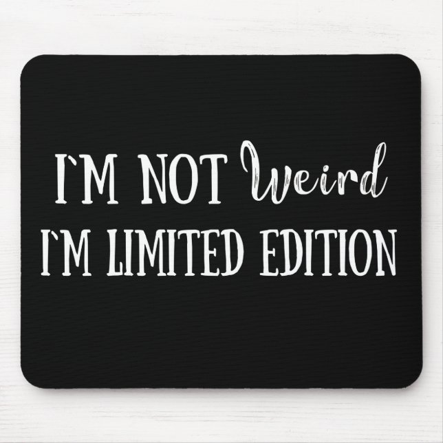 Funny sarcastic sayings introvert quotes mouse pad (Front)