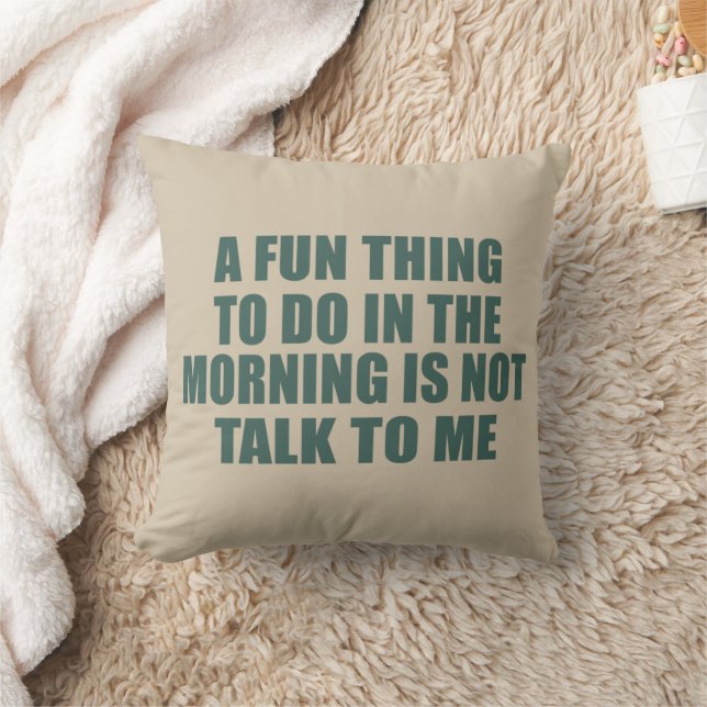 Funny sarcastic sayings introvert quotes throw pillow (Blanket)