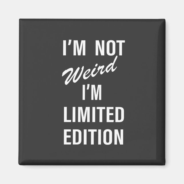 funny sarcastic sayings magnet (Front)
