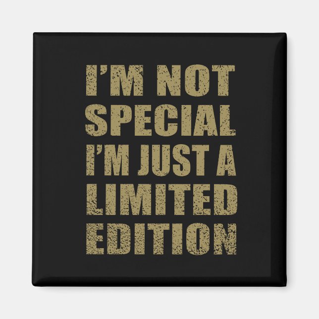 funny sarcastic sayings slogan magnet (Front)