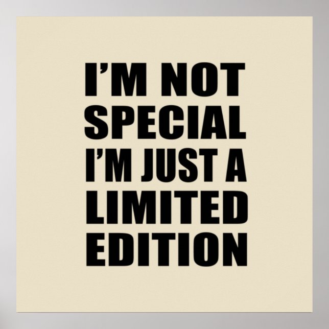 funny sarcastic sayings slogan poster (Front)