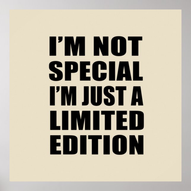 funny sarcastic sayings slogan poster (Front)