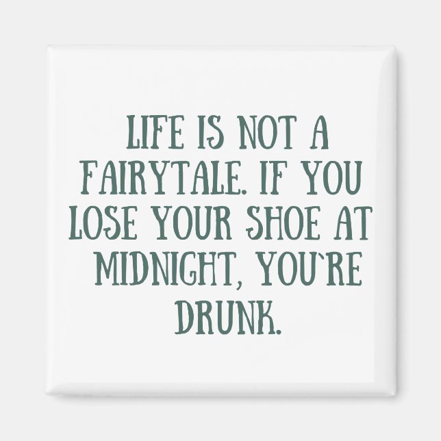 funny sarcastic sayings slogans magnet (Front)